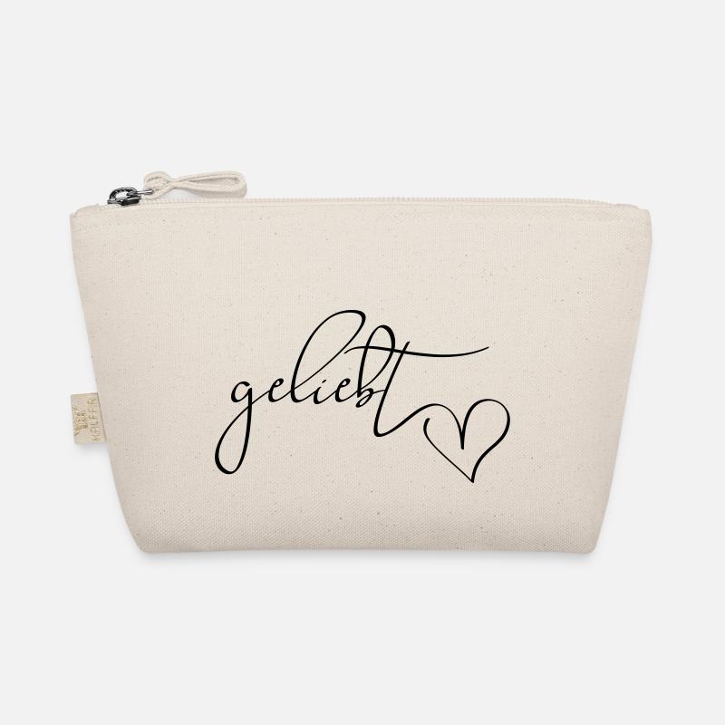 Loved! customizable - Organic Pouch - nature