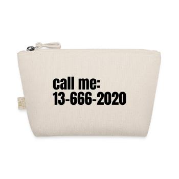 call me 13 666 2020 - Organic Pouch - nature - Front