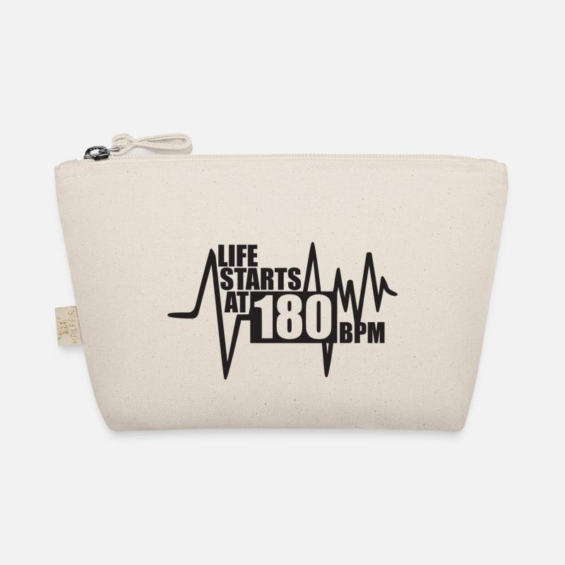 Das Leben beginnt bei 180 BPM Bio-Täschchen