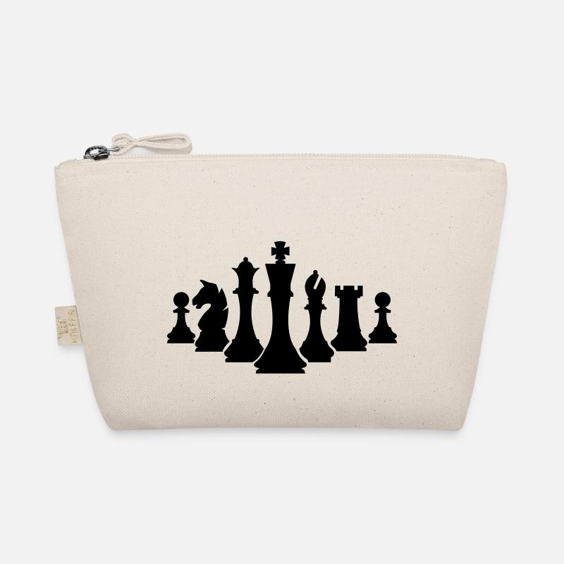 chess pieces Organic Pouch