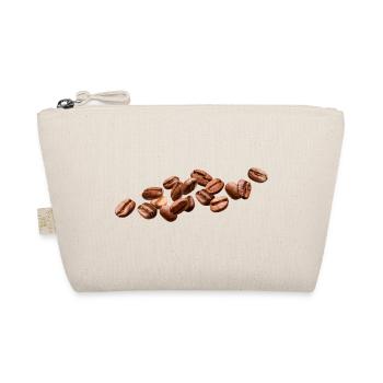 Realistic Coffee Beans Coffee Art - Organic Pouch - nature - Front