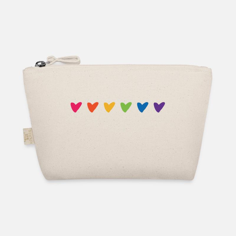 LGBT Coeurs arc-en-ciel Trousse biologique