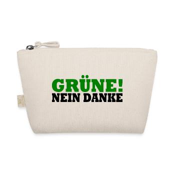 Grüne Nein Danke - Bio-Täschchen - Natur - Vorne