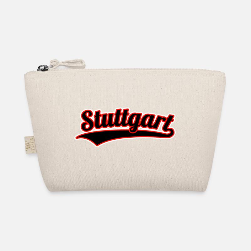 Stuttgart Sport Schriftzug - Bio-Täschchen - Natur