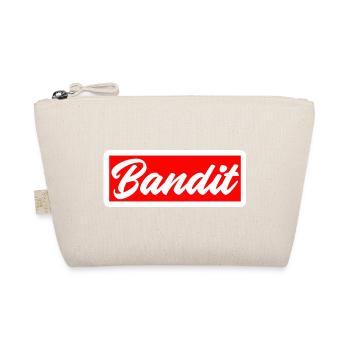bandit thief crime criminal sticker hooligan gang - Organic Pouch - nature - Front