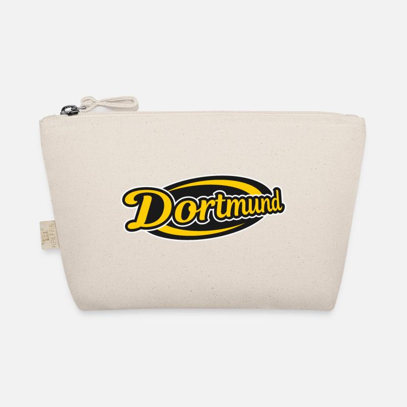 Dortmund Retro Logo Druck - Bio-Täschchen - Natur