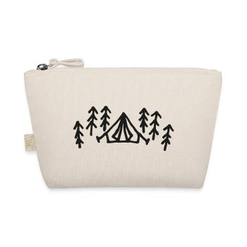 Tent Camping Landscape - Organic Pouch - nature - Front