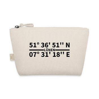 Lünen Koordinaten - Bio-Täschchen - Natur - Vorne