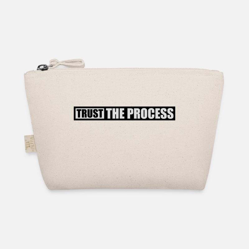 trust the process Zitat Bio-Täschchen