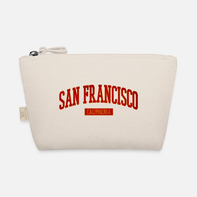 San Francisco Vintage Uni Lettering Organic Pouch