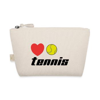 Ich Liebe Tennis - Bio-Täschchen - Natur - Vorne