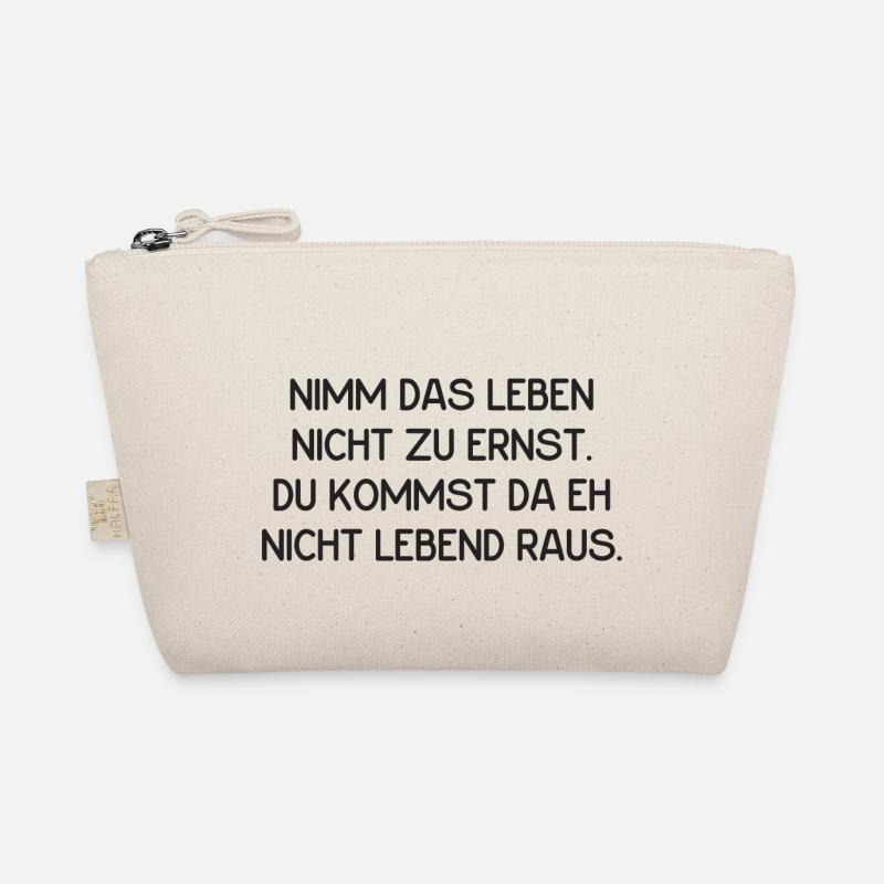 Leben nicht ernst nehmen. - Bio-Täschchen - Natur