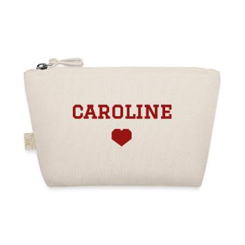 Caroline cœur - Trousse biologique - nature - Devant
