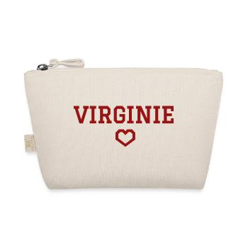 Virginia heart - Organic Pouch - nature - Front