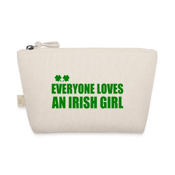 Everyone loves an irish girl - Organic Pouch - nature - Front