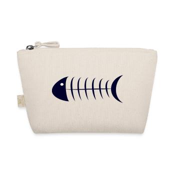 SARDINE. FISH. APRIL FOOL. EASTER. OCEAN - Organic Pouch - nature - Front