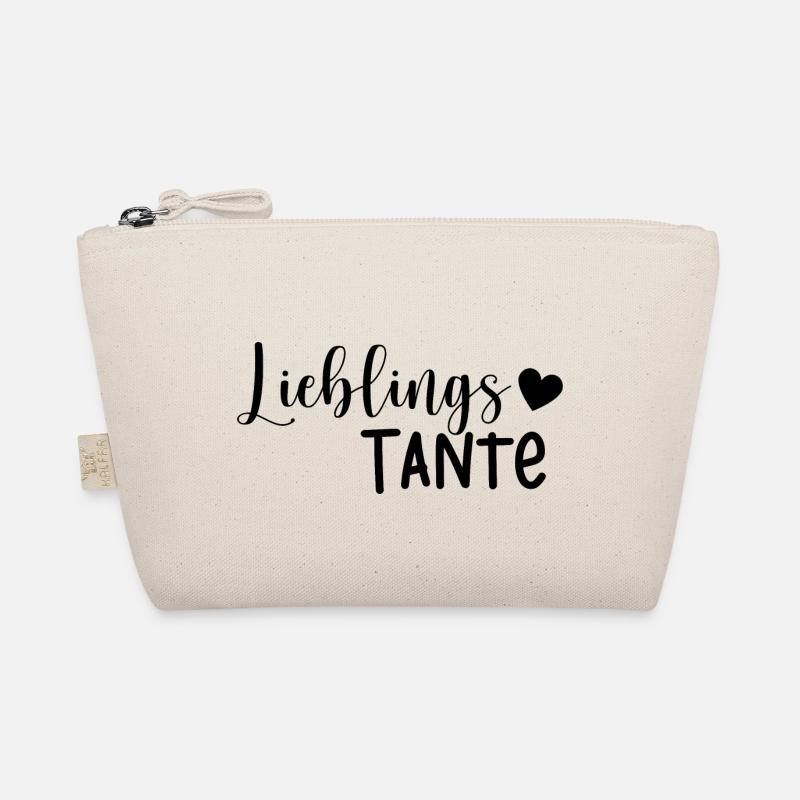 Lieblings Tante Geschenkidee - Bio-Täschchen - Natur