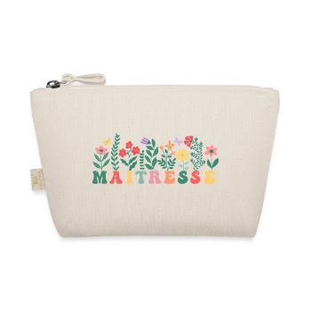 Maitresse motif floral pour maîtresse d' école - Trousse biologique - nature - Devant