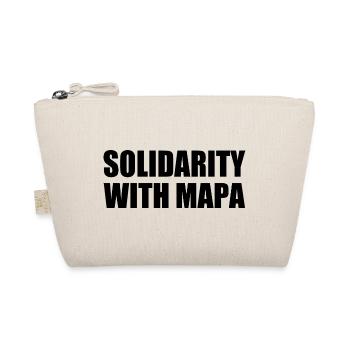 solidarity with mapa - Organic Pouch - nature - Front