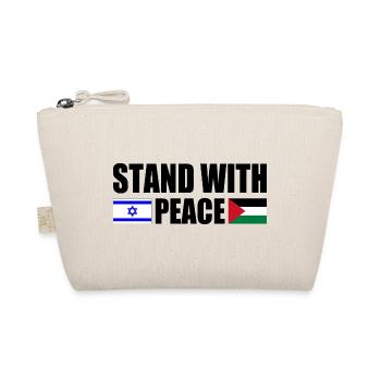Stand with for Peace israel free palestine - Organic Pouch - nature - Front