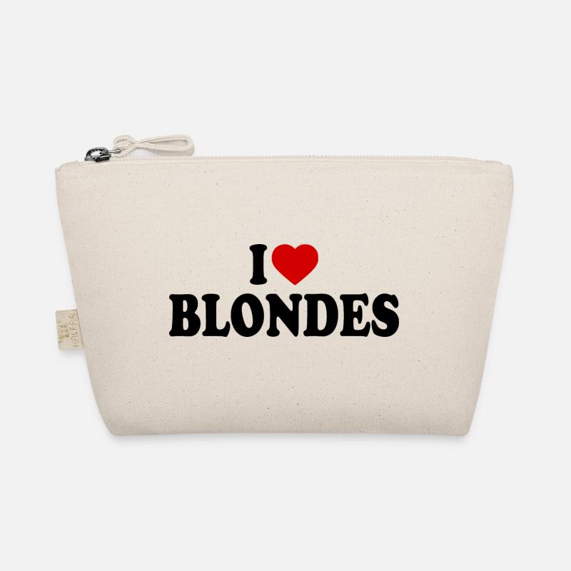 I love blondes - Bio-Täschchen - Natur