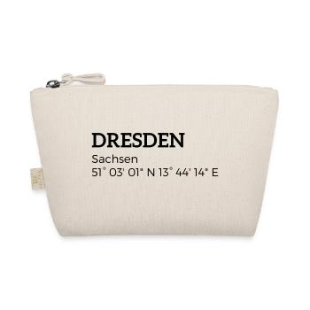 Dresden Sachsen Koordinaten - Bio-Täschchen - Natur - Vorne