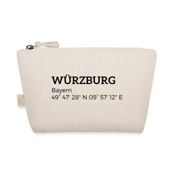 Wurzburg Bavaria coordinates - Organic Pouch - nature - Front
