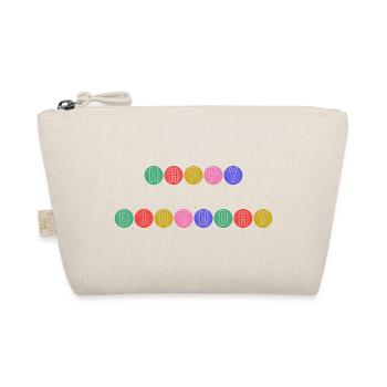 HAPPY BIRTHDAY. HAPPY BIRTHDAY. ANNIVERSARY. - Organic Pouch - nature - Front