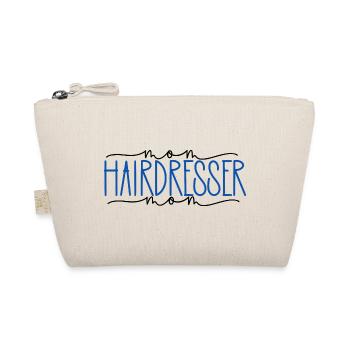 Friseurin stolze Mama süßes Geschenk - Bio-Täschchen - Natur - Vorne