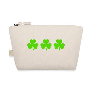 Ireland Shamrock Shamrocks - Organic Pouch - nature - Front