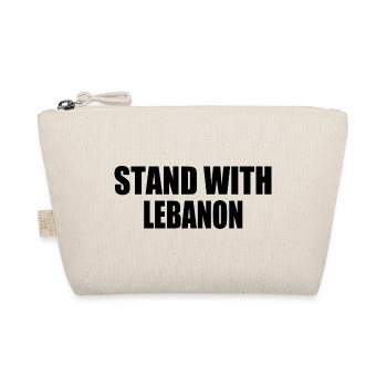 STAND WITH LEBANON - Organic Pouch - nature - Front