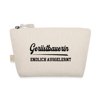 Gerüstbauerin Ausbildung Bestanden Azubi Gerüstbau - Bio-Täschchen - Natur - Vorne