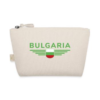 Bulgaria Design – Love for Culture - Organic Pouch - nature - Front