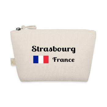 Straßburg Frankreich - Stilvolle Drucke - Bio-Täschchen - Natur - Vorne