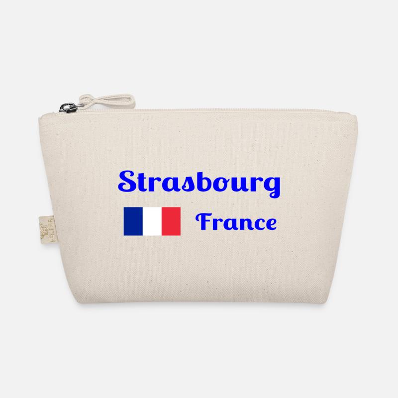 Straßburg Frankreich - Stilvolle Drucke - Bio-Täschchen - Natur