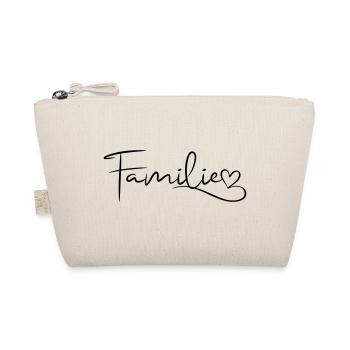 Police familiale avec cœur - Trousse biologique - nature - Devant
