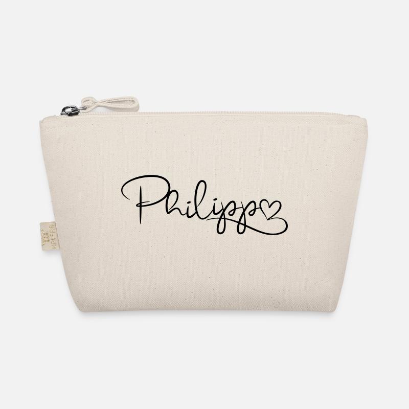 Philipp Last name First name Heart décor Organic Pouch