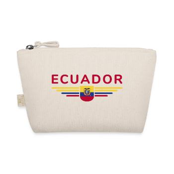 Ecuador Fans T-Shirt Design - Organic Pouch - nature - Front
