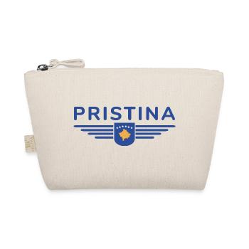 Pristina Kosovo Fan T-Shirt Design - Bio-Täschchen - Natur - Vorne
