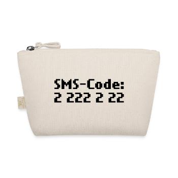 sms-code 2 222 2 22 - Bio-Täschchen - Natur - Vorne