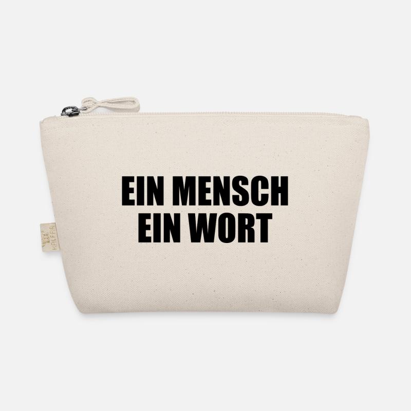 ein mensch ein wort Bio-Täschchen