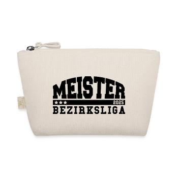 Meister 2025 Bezirksliga Aufstieg Fußball - Bio-Täschchen - Natur - Vorne