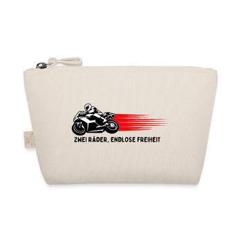 Zwei Räder, endlose Freiheit - Motorrad-Edition - Bio-Täschchen - Natur - Vorne