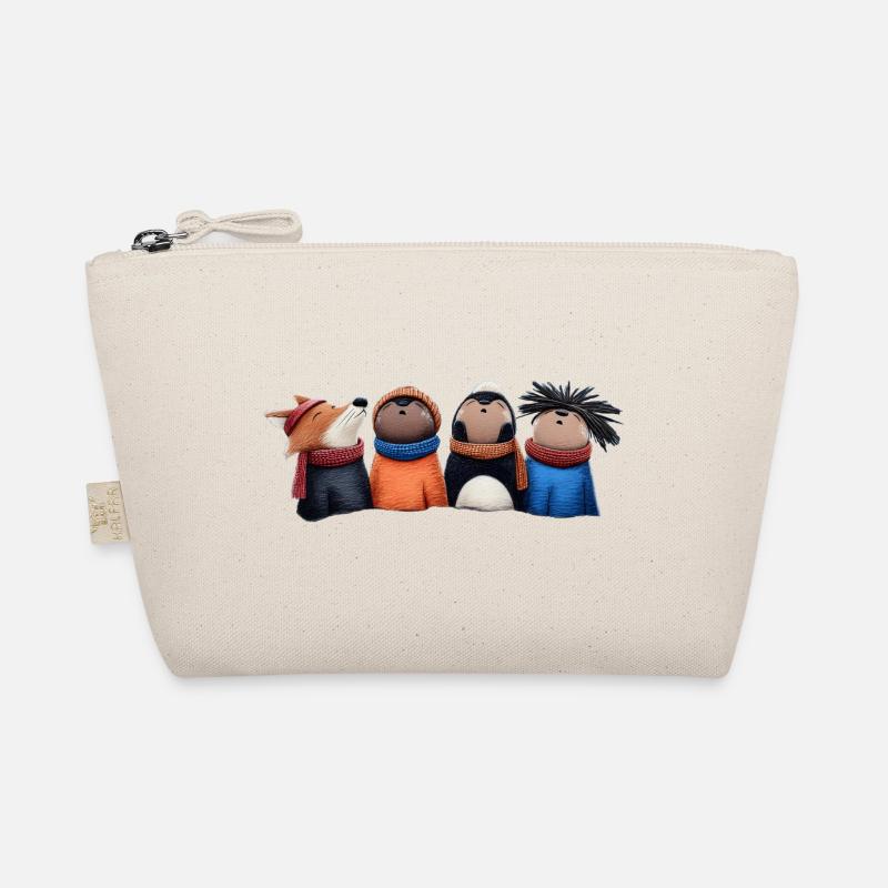 Night Watch Wooligans – Funny Woodland Animals Organic Pouch