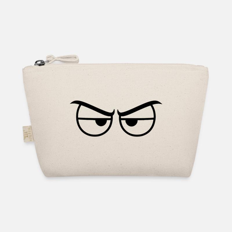 Angry Eyes Expression Organic Pouch
