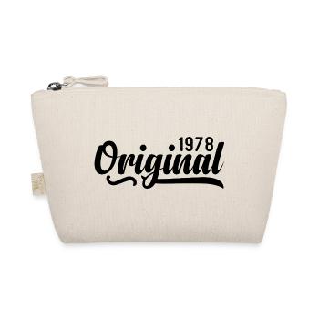 1978 birthday 47 years old, retro 1978 - Organic Pouch - nature - Front