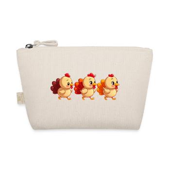 Thanksgiving Truthahn Baby - Bio-Täschchen - Natur - Vorne