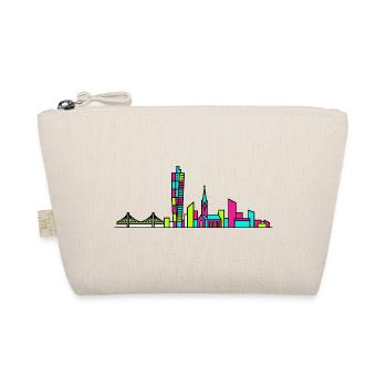 Malmö City Skyline dreht sich Torso Moderne Kunst - Bio-Täschchen - Natur - Vorne