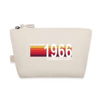 60th Birthday Retro Vintage 1966 Perfection - Organic Pouch - nature - Front