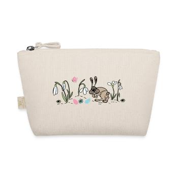 Easter Bunny in Spring - Organic Pouch - nature - Front